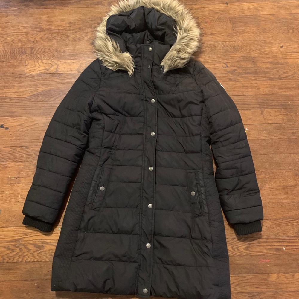 Black winter coat